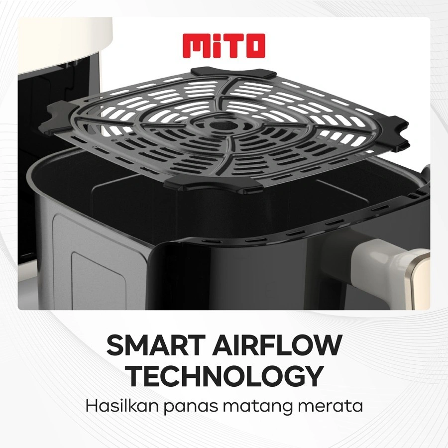 MITO Air Fryer Tiara Series AF11 Digital 5L Low Watt AF-11 AF 11