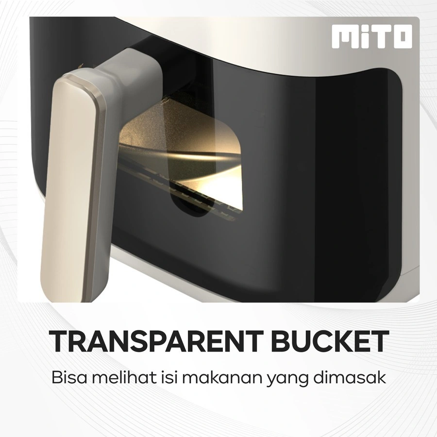 MITO Air Fryer Tiara Series AF11 Digital 5L Low Watt AF-11 AF 11
