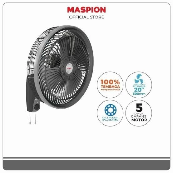 Maspion Wallfan kipas angin dinding 20 inch tornado PW2006w 2006