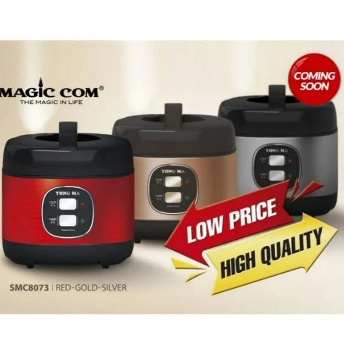 RICE COOKER YONGMA SMC 8073 Kapasitas 2 Liter - GARANSI RESMI RICE COOKER YONGMA SMC 8073 Kapasitas 2 Liter