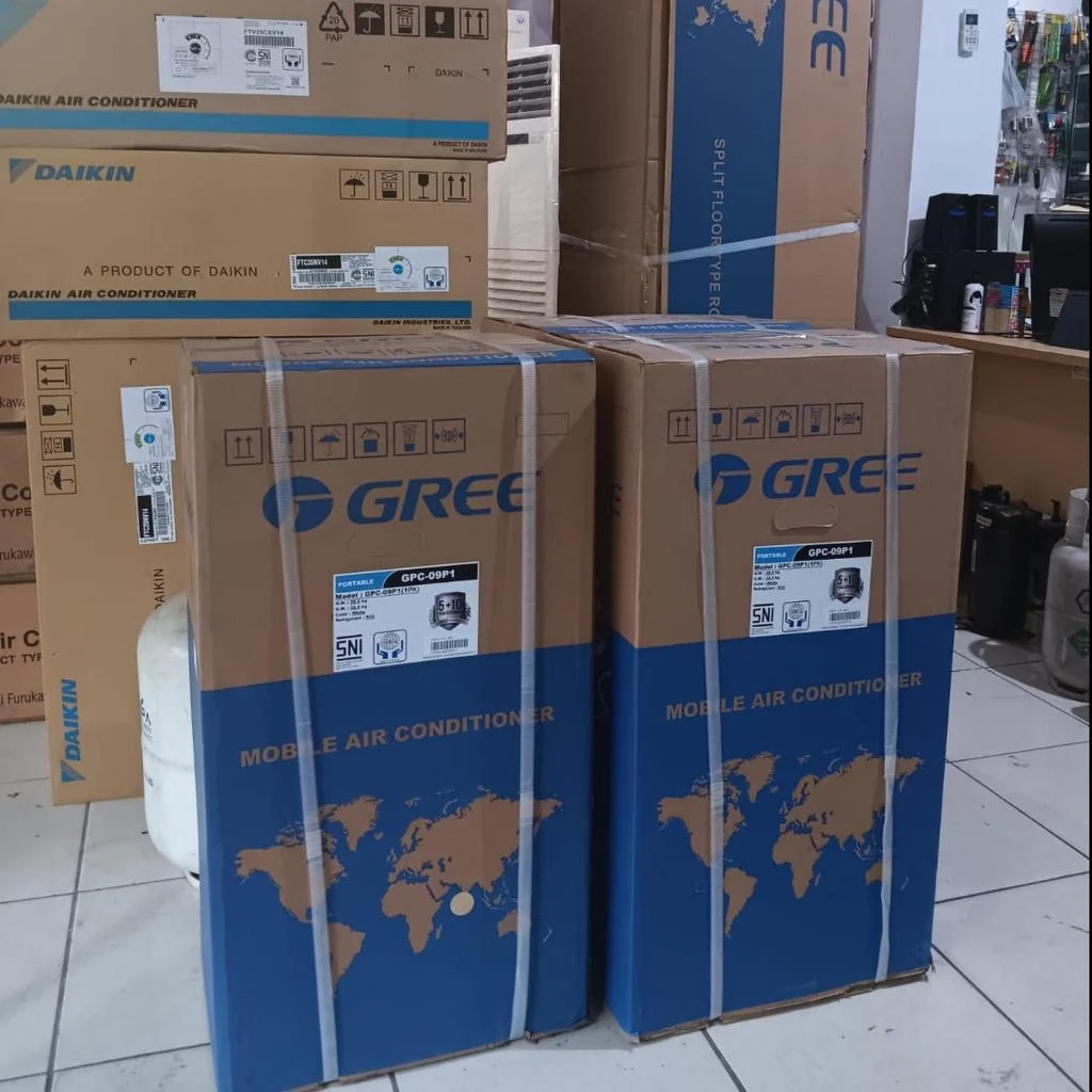 GREE AC Portable 1 PK - Air Purifier - Multiplen Speeds - Warna Putih - Model GPC-09P2