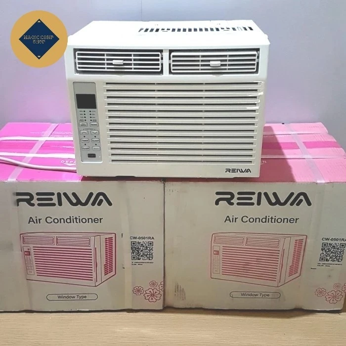 AC WINDOWS 1/2PK 05PK REIWA AC REIWA 0.5Pk CW-0501RA 1/2Pk Window Air Conditioner 0.5 Pk 1/2 Pk Ac Portable Ac Duduk Garansi Resmi