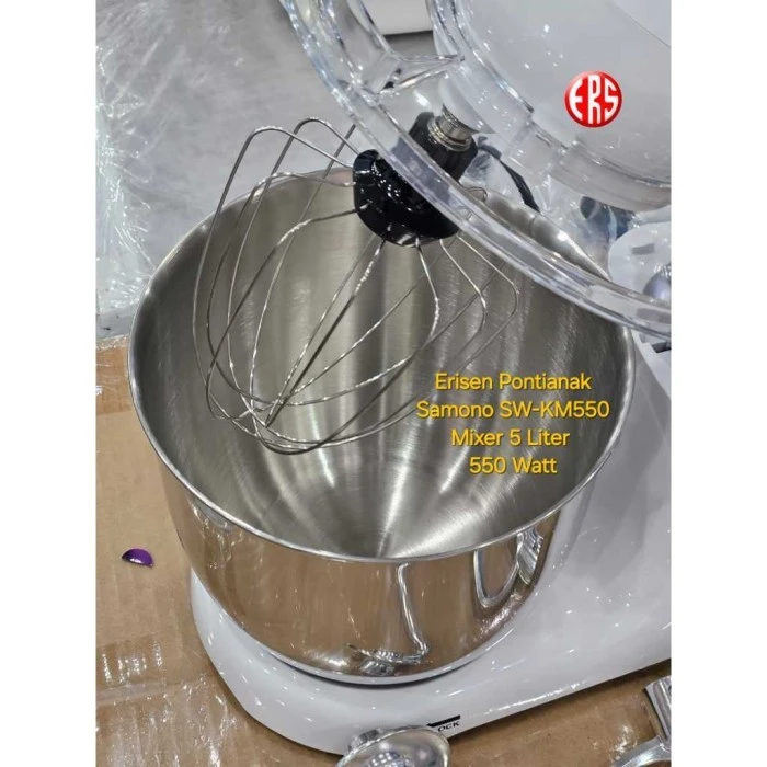 Samono Stand Mixer 5 Liter Pengaduk Adonan 3in1 Mixer w/ Bowl SW-KM550 5L KM 550
