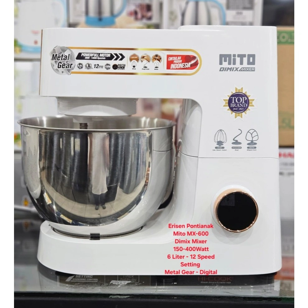 MIXER MITO DIGITAL MIXER MX600 MX 600 adonan Kue 6Liter