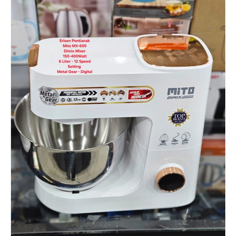 MIXER MITO DIGITAL MIXER MX600 MX 600 adonan Kue 6Liter