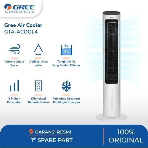 Air Cooler Pendingin Ruangan Gree GTA-ACOOL4 4liter acool4