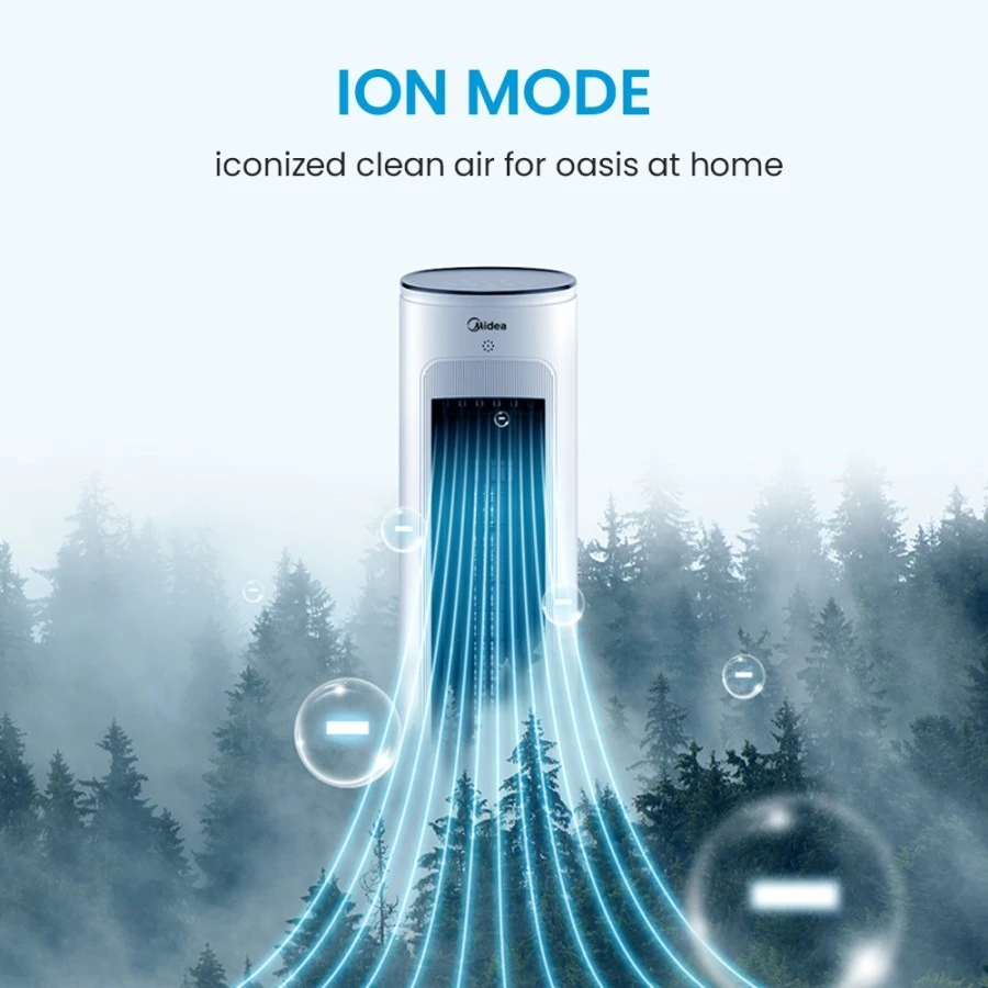 AIR COOLER Midea Tower Fan Air Cooler 4in1 MAC400R0APW 4L Ionizer Diffuser 4LITER not acool4