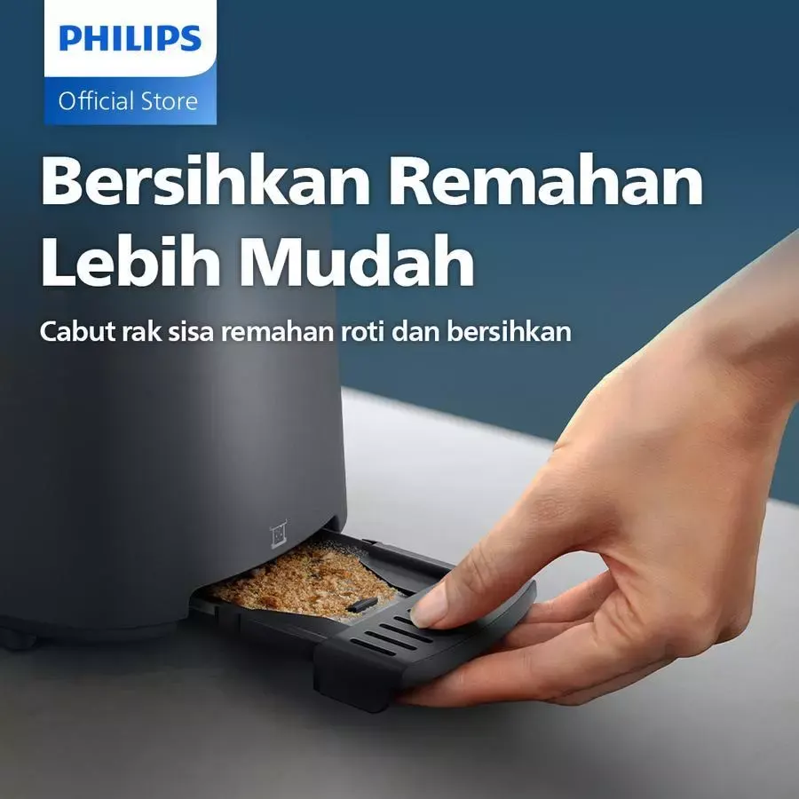 Philips Toaster LONCAT with Sandwich Rack HD-2510 HD2510 grey