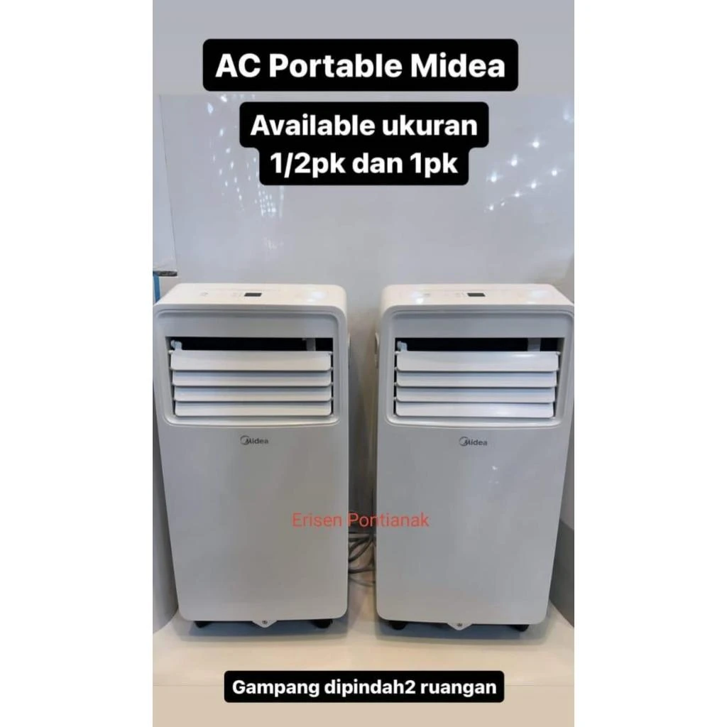 AC MIDEA MPHA-09CRN7  AC Portable 1 PK Garansi Resmi MPHA 09CRN7