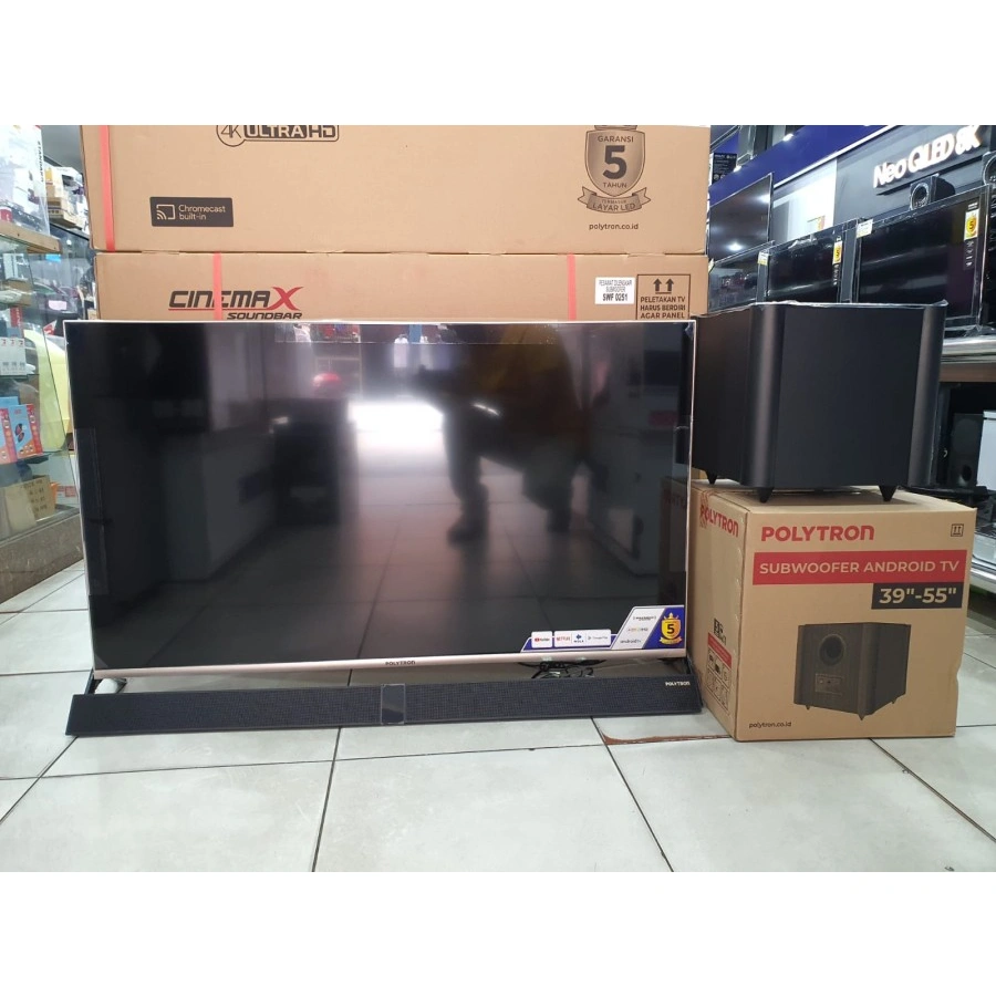 POLYTRON 4K HDR Smart Cinemax Soundbar TV 50 inch PLD 50BUG5058 POLYTRON 4K HDR Smart Cinemax Soundbar TV 50 inch PLD 50BUG5959 pengganti 50BUG5058959