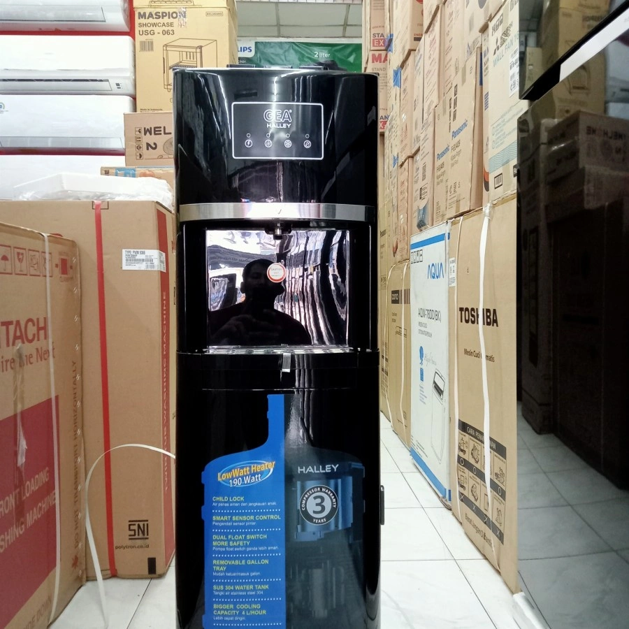 DISPENSER GEA HALLEY GALON BAWAH KOMPRESOR LOW WATT 190WATT