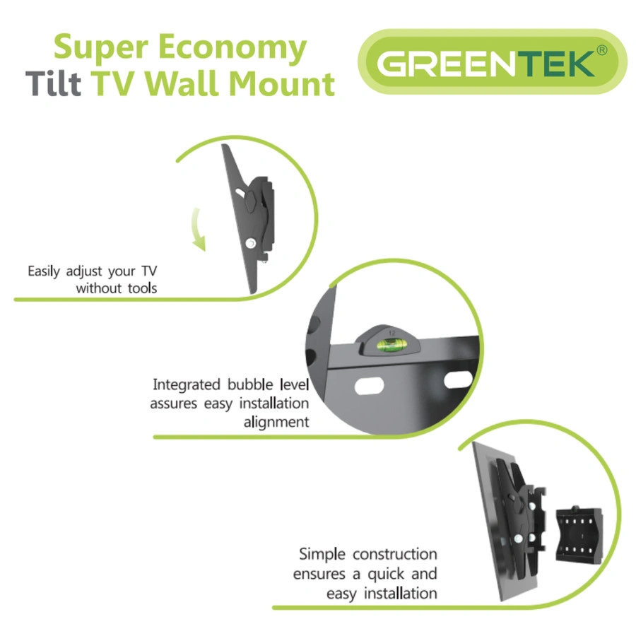 BREKET TV LED LCD PLASMA 43-55 INCH GREENTECH GT-2T