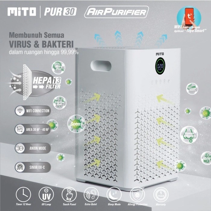 AIR PURIFIER MITO PUR-30 PUR30 PUR 30