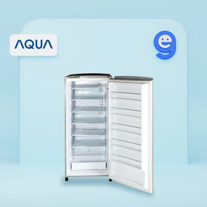 AQUA Kulkas Freezer 6 Rak AQF S6 / AQFS6L / AQF-S6 es batu