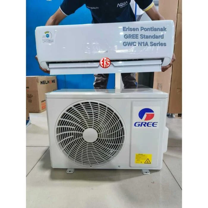 AC Gree Standard 3/4 pk GWC07N1A Seri Deluxe 07N1A Deluxe standar Black diamond Finn 7n1a Unit