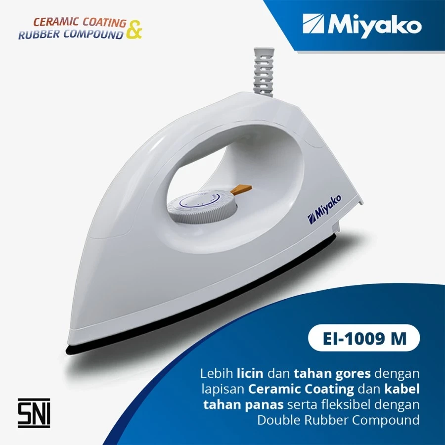 Setrika Miyako Miyako Seterika Dry Iron - EI-1000 M / EI 1000 M / EI1000 M / El 1008/ EI-1008 PROMO