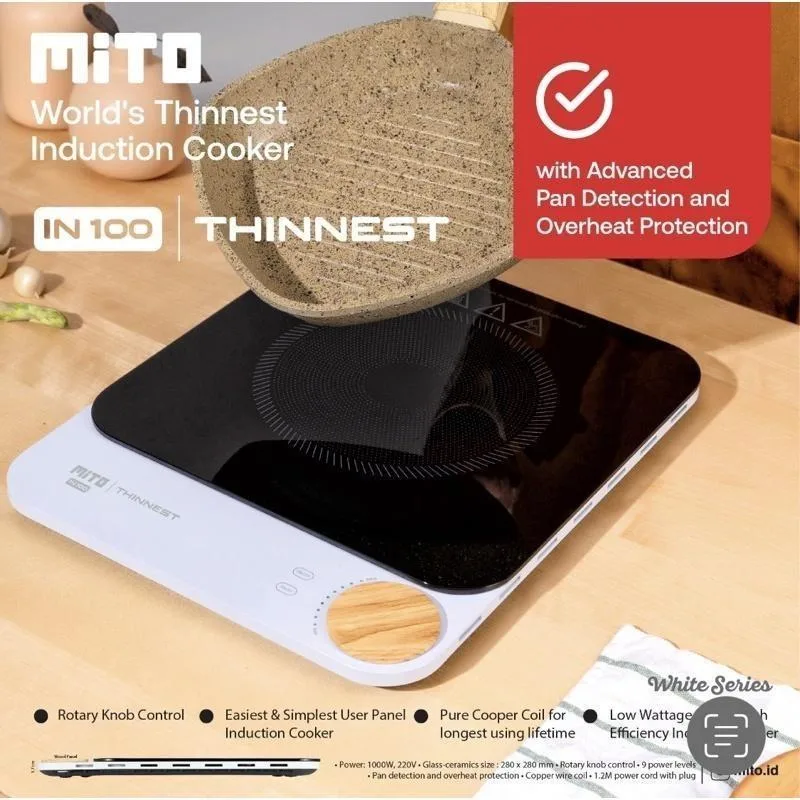 Mito IN 100 Kompor Induksi IN100 Induction Cooker in100 in-100