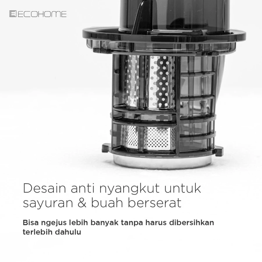 SLOW JUICER ECOHOME ESJ999 ESJ-999 ESJ 999 Cold Pressed Fruit Extractor 65 RPM