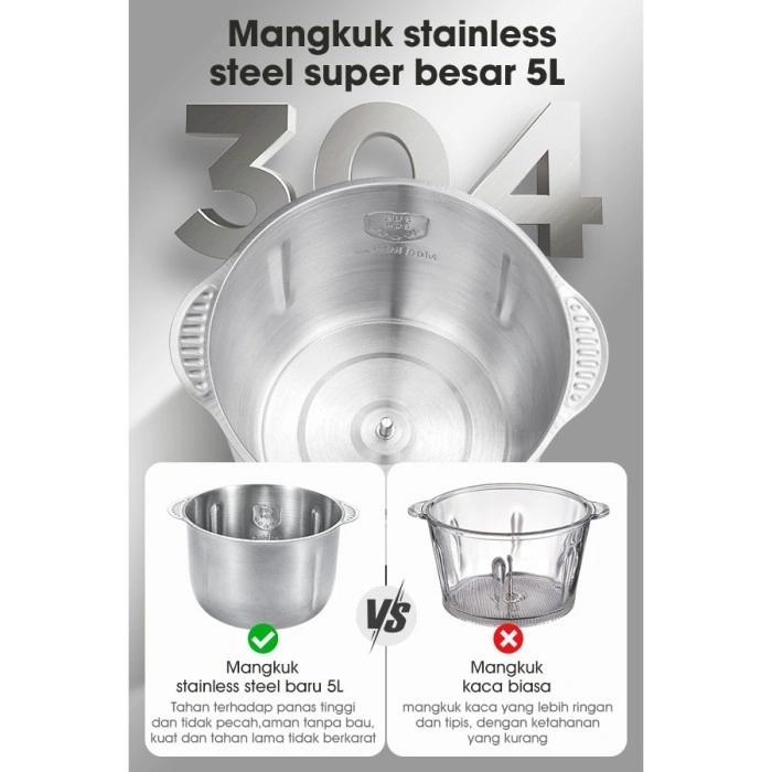 Samono Daya Kuat Stainless Steel 304 2Liter Kapsitas 2L SWTC400 SW-TC400