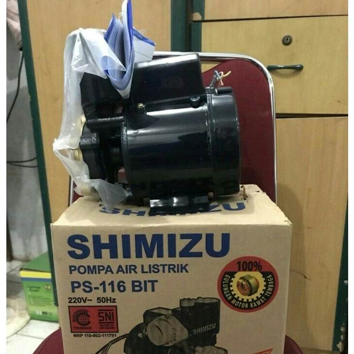 POMPA SHIMIZU PS116BIT PS 116BIT 125WATT MANUAL 116 BIT Sumur Dangkal 125 Watt