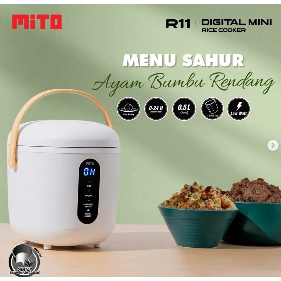 RICE COOKER MITO MINI R11 R 11 R-11 magic com mini 0,5L