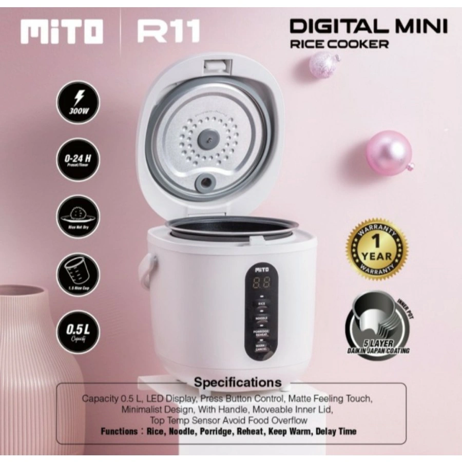 RICE COOKER MITO MINI R11 R 11 R-11 magic com mini 0,5L
