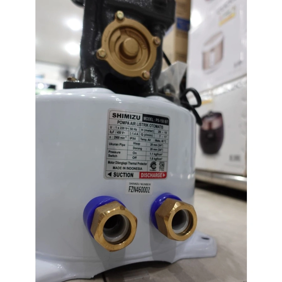 POMPA AIR SHIMIZU 150WATT AUTOMATIC SUMUR DANGKAL PS-150BIT / PS150BIT