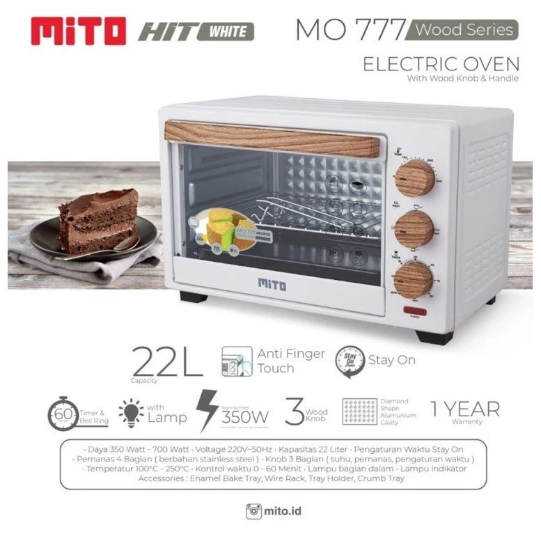 OVEN MITO MO-777 MO 777 NEW TYPE 2022 22 LITER MO777 NEW