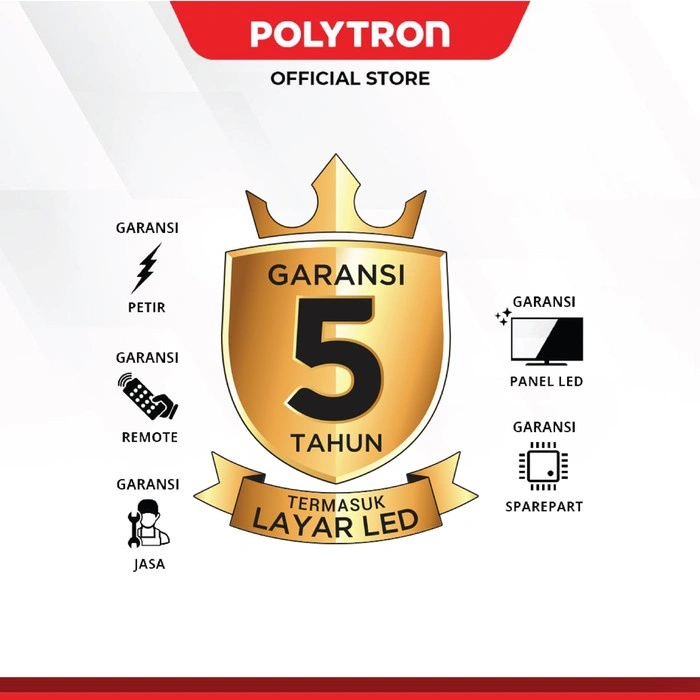 POLYTRON SMART TV 24 24MV1859 24CV1869 24 INCH EASY SMART TERMURAH