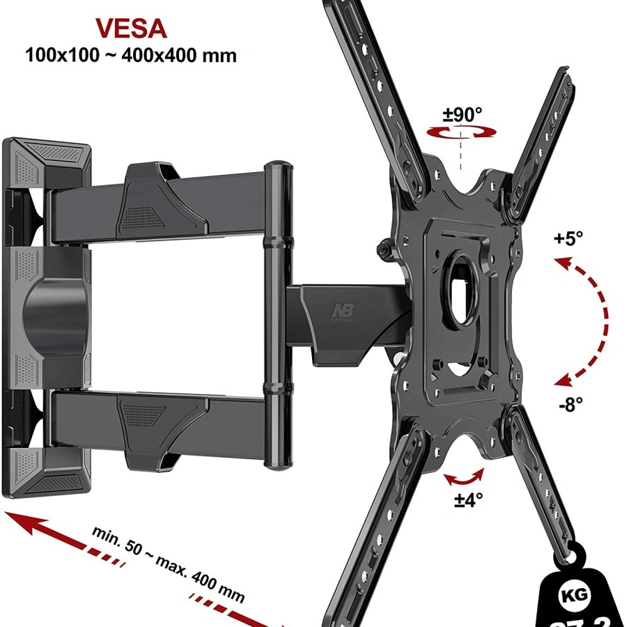 Bracket/Breket/Braket Swivel Lengan TV LED NB P4 NBP4 55 43 40 32 Inch nb-P4