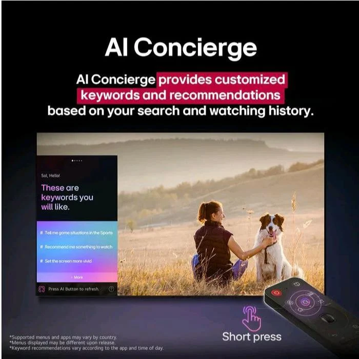 LG TV UHD 4K LED TV 43  UHD SMART TV - 43UA7550PSC 43UA7550 MAGIC REMOT