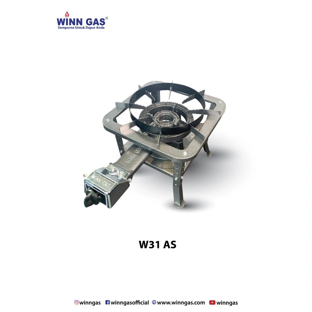 Kompor Winn Gas Kompor Gas Commercial W31AS W31AT low pressure 31 AS 31 AT