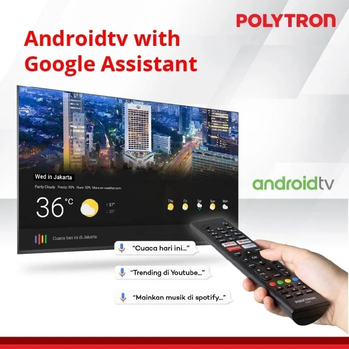 TV POLYTRON Smart Android TV 43