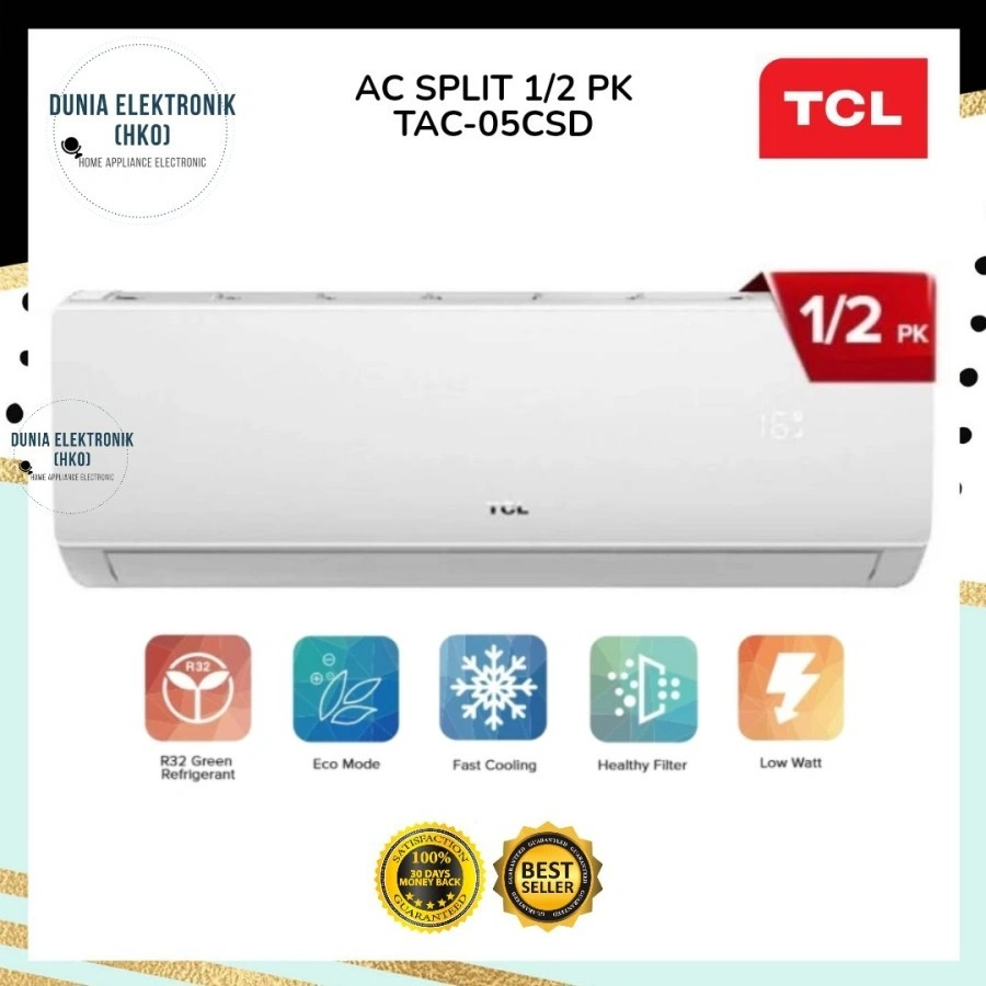 TCL AC STANDARD LOW WATT 1/2 PK -TAC-05CSD 05 CSD 05SD SPLIT 1/2PK
