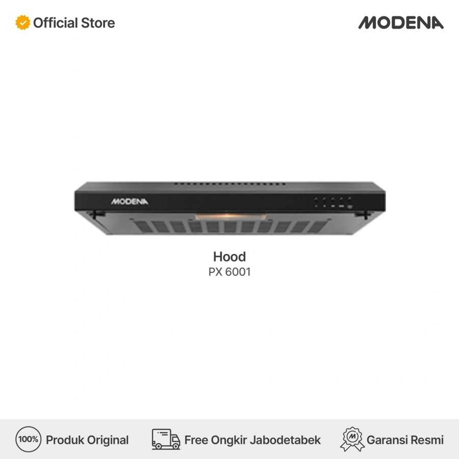 COOKER HOOD MODENA PX0611DBBK 60CM PX 0611 DBBK