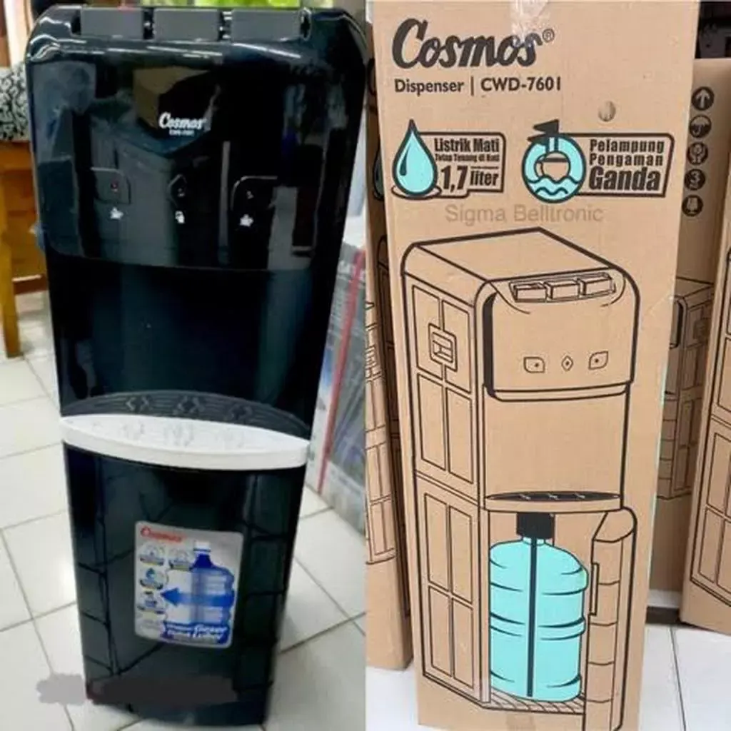 DISPENSER COSMOS CWD-7601 / CWD7601 7601 GALON BAWAH HOT FRESH