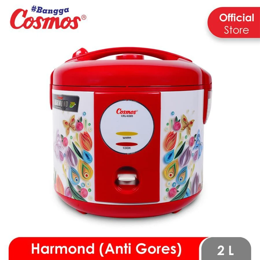 Rice Cooker Cosmos Harmond CRJ 6305 Anti Gores 2 Liter CRJ-6305