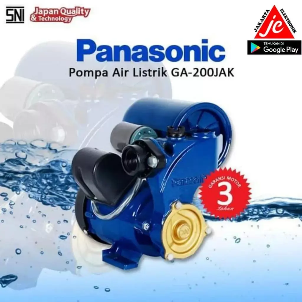 POMPA AIR PANASONIC GA200JAK / GA 200JAK 200watt automatis