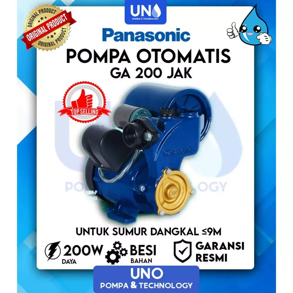 POMPA AIR PANASONIC GA200JAK / GA 200JAK 200watt automatis