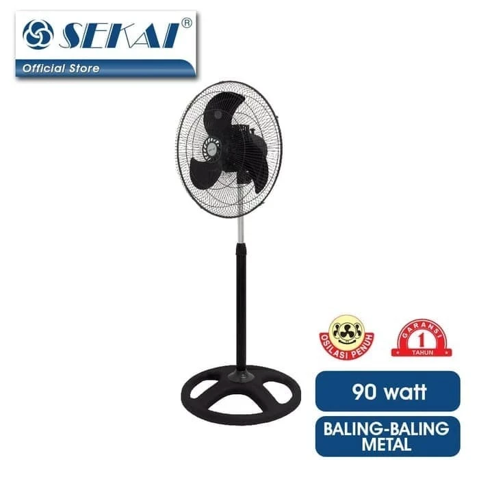 Kipas Angin Berdiri / Standfan Besi Tornado 18inch 18in Sekai SFN 1808