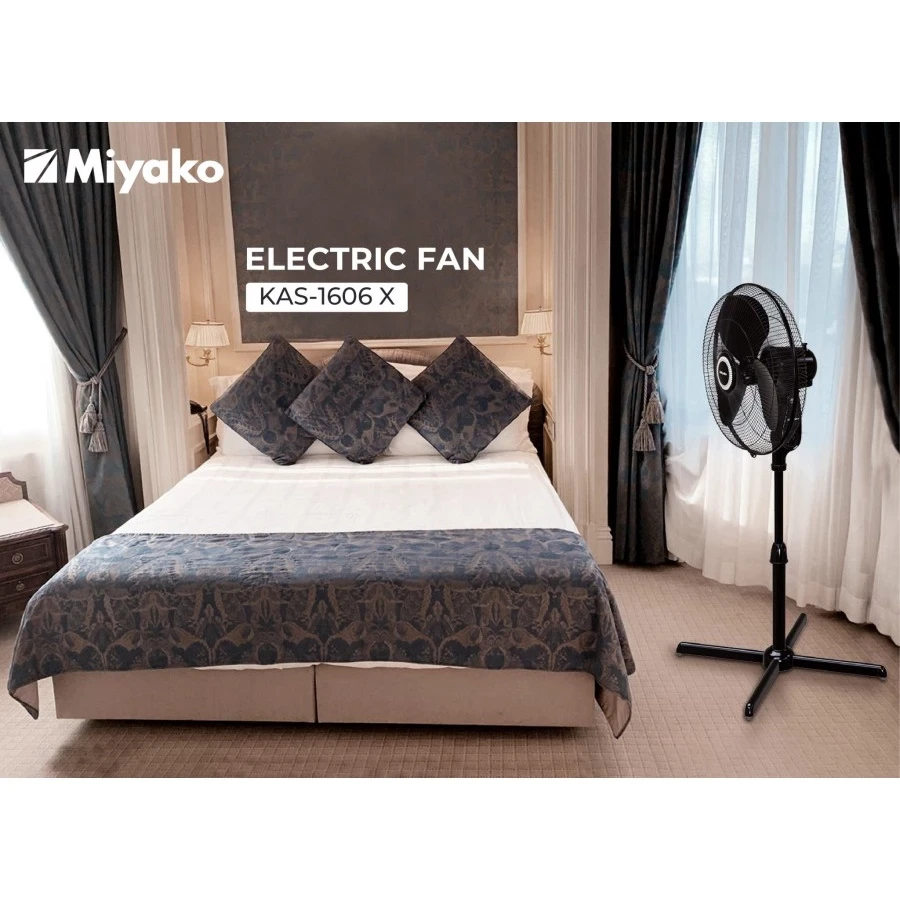 STAND FAN MIYAKO 16 INCH KAS1606 KAS 1606 KAS-1606 1606x pl