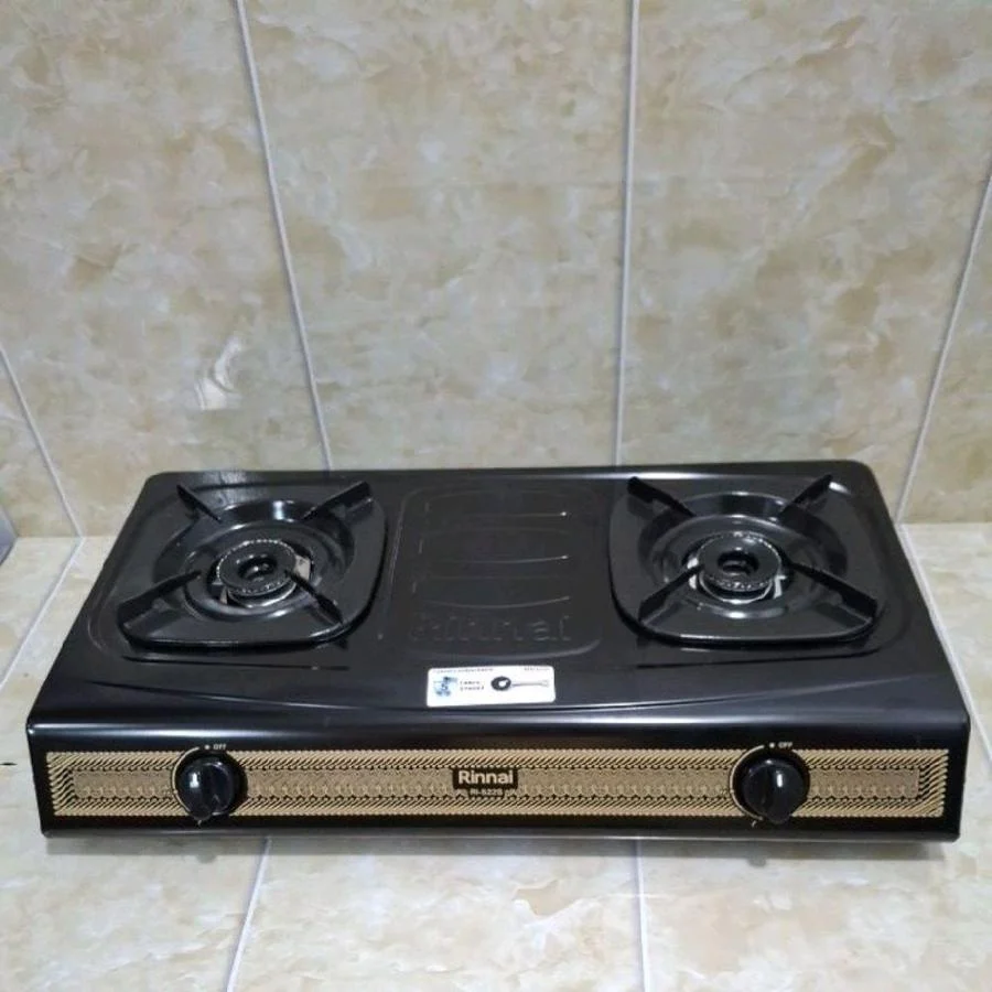 Kompor Gas Rinnai RI 522S Kompor Gas 2 Tungku paket ri-522s 2 tungku