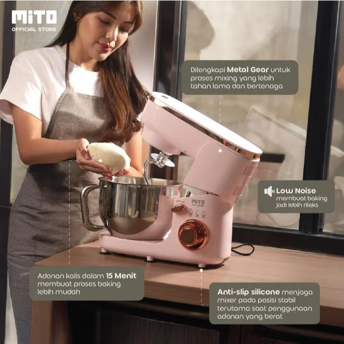 STAND MIXER MITO MX-500 MX500 5liter pico MX 500 MITO Pengaduk Kue 5L Pico Mixer 5 Liter MX 500