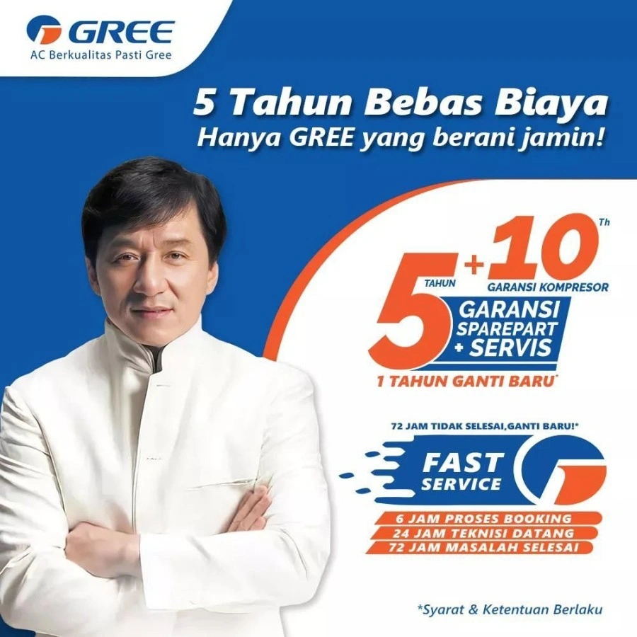 AC Gree Standard 0,75 3/4 pk GWC07MOO5 - 07MOO5 3/4PK GARANSI RESMI 7moO5