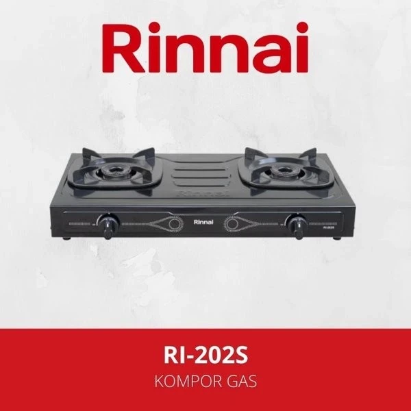 Kompor 2 tungku Rinnai RI 202S RI-202S New Model