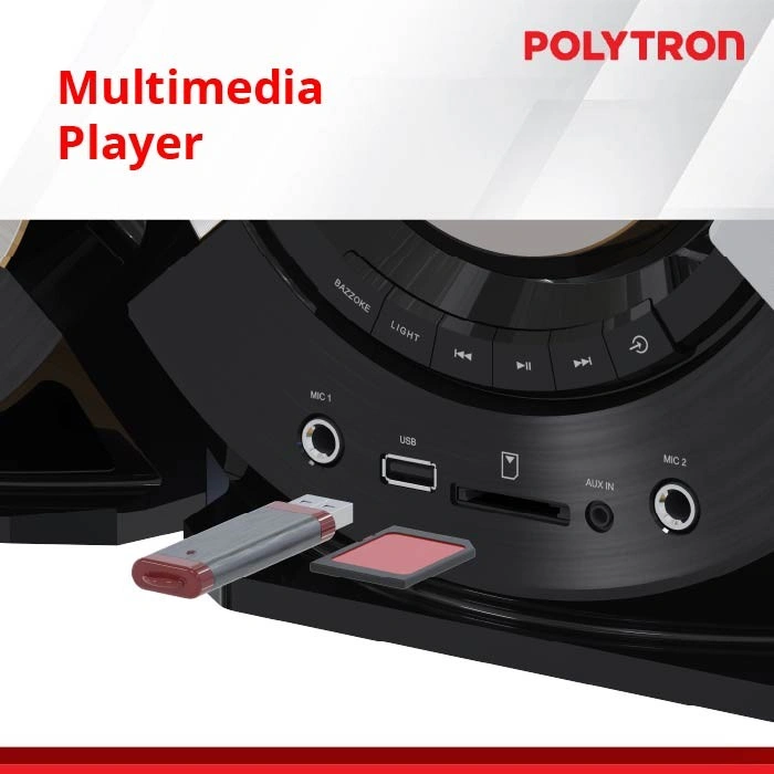 SPEAKER MULTIMEDIA POLYTRON PMA-9527 PMA 9527 PMA9527 NEW BAZZOKE