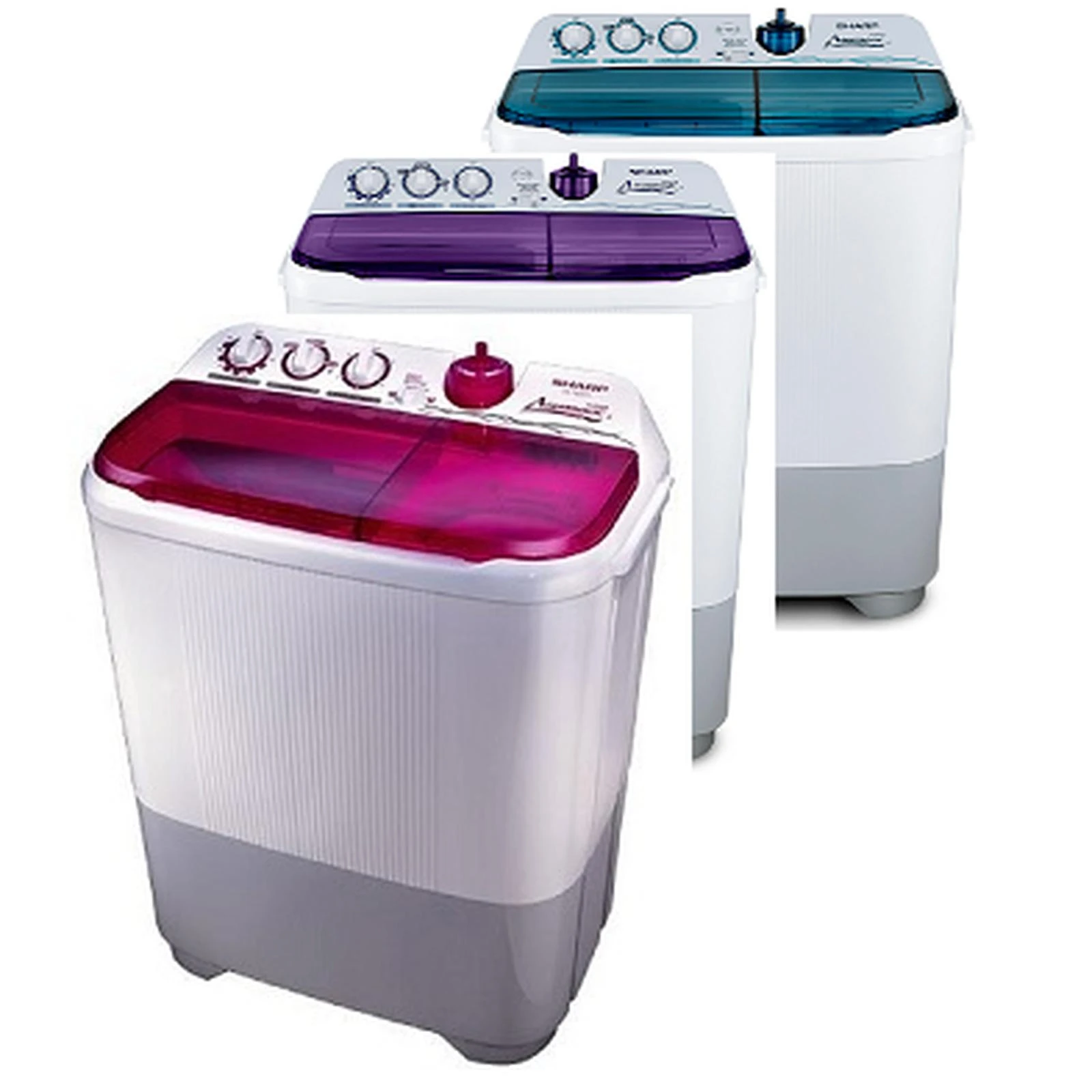 SHARP MESIN CUCI 2 TABUNG 9KG SHARP EST-95CR AQUAMAGIC EST95CR 95CR