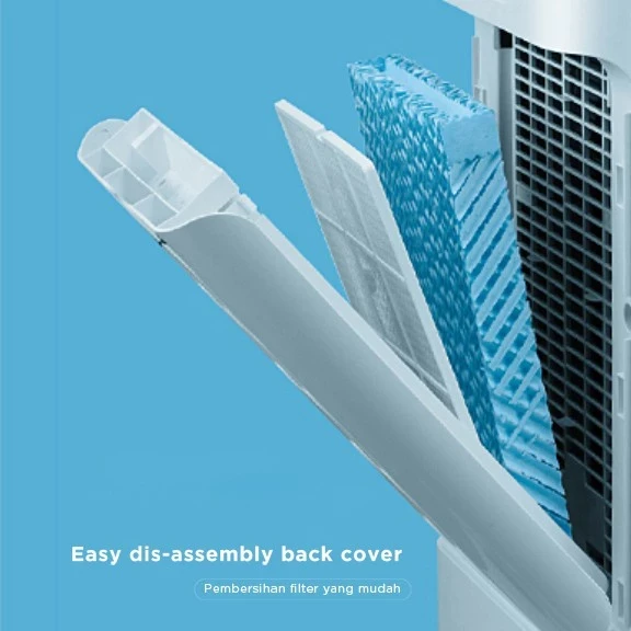 AIR COOLER MIDEA 6 LITER AC100 A AC-100A AC100A pake remot