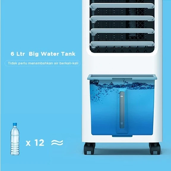 AIR COOLER MIDEA 6 LITER AC100 A AC-100A AC100A pake remot