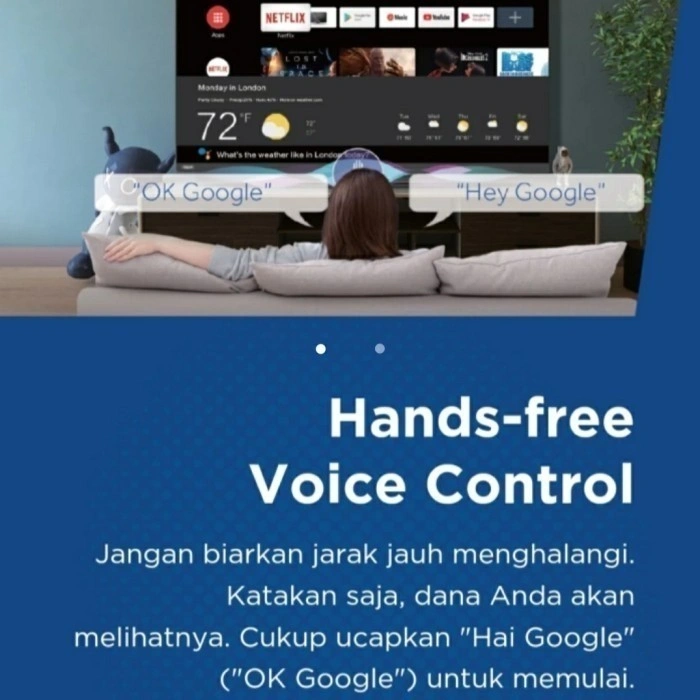 AQUA TV AQT75P751UX UHD 4K HQLED 75 INCH DOLBY VISION ATMOS GOOGLE TV